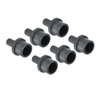 PATIKIL UPVC Reductor Tubo Montaje 25mm OD 13mm Púas, 6 Paquetes Rectos Acoplamientos Adaptador Conector, Gris