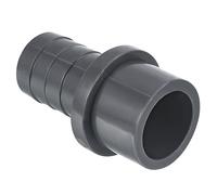 PATIKIL UPVC Reductor Tubo Montaje 32mm OD 25mm Púas, 1 Paquete Rectos Acoplamientos Adaptador Conector, Gris