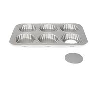 PATISSE Mini Molde Tartaleta b/Extraible 6 und. 10 cm