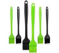 PATKAW Cepillo de Silicona para Cocina 6 Piezas Diseño Ergonómico y Cerdas Flexibles para Untar Salsas en Barbacoa y Hornear Fácil de Limpiar