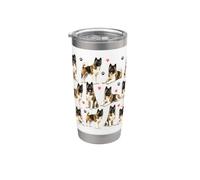 Patrón Akita Americano Vaso térmico de acero inoxidable de doble pared