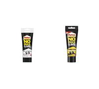 Pattex 1792947 No Más Clavos Invisible, Pegamento Resistente Transparente + No Más Clavos Original Adhesivo De Montaje Resistente, Pegamento Extrafuerte Para Madera, Metal Y Más