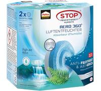 Pattex AERO 360° Fresh Waterfall Tabs recambio, reduce la humedad y los malos olores, recambio para el deshumidificador AERO 360°, paquete de 2 (2x450g)