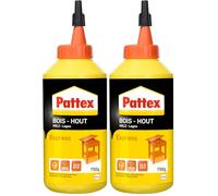 Pattex Bois Express - Cola para madera (bote de 750 g) (Paquete de 2)