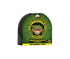 Pattex Cinta adhesiva de 2 capas, extra gruesa y resistente, extra adhesiva para reparaciones, rollo adhesivo apto para muchos usos, color negro