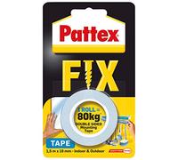 Pattex FIX - Cinta adhesiva de doble cara (1,5 m x 19 mm)