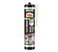 Pattex Flextreme Universal Sella & Pega Blanco (280 ml), polímero sellador multiusos elástico adhesivo con tecnología Flextec, sellador de juntas multimaterial extra fuerte para bricolaje y DIY