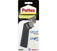 Pattex Grout Shark, práctico rascador de lechada para eliminar la lechada de silicona vieja en áreas sanitarias, cuchillo de lechada versátil, 1 paquete con hoja de repuesto.