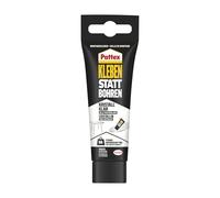 Pattex Kleben statt Bohren crystal clear, adhesivo de montaje de 90 g para uniones cristalinas, adhesivo universal para todos los materiales para interiores y exteriores