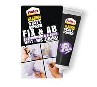 Pattex Adhesivo de montaje Kleben statt Bohren Fix & Ab removible para estanterías – 6 kg, 44 g
