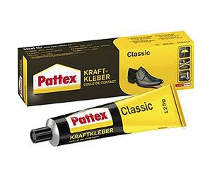 Pattex Kraftkleber Classic, adhesivo extremadamente fuerte para una mayor resistencia, adhesivo multiuso para uso universal, adhesivo altamente resistente al calor en tubo de 125 g
