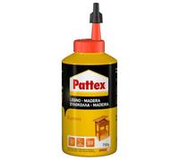 Pattex Cola para madera Express Traslúcida – Secado rápido, adhesivo de montaje, 750 g