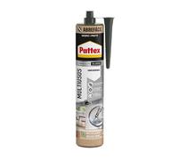 Pattex Multiusos Silicona Universal Antimoho, Negro, Cartucho, 280 ml