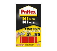 Pattex Ni Clou Ni Vis, Cinta adhesiva de doble cara ,ultrafuertes, pack de 10 pastillas, 20 mm x 40 mm