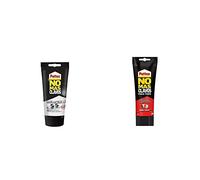Pattex No Más Clavos Invisible, Pegamento Transparente, 120 g + No Mas Clavos Para Todo HighTack, Adhesivo de Montaje, Blanco, 340 g