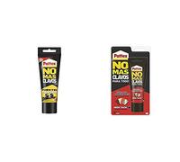 Pattex No Más Clavos Original - Adhesivo de Montaje Resistente, Pegamento Extrafuerte para Madera, Metal y más + No Mas Clavos Para Todo HighTack Adhesivo de montaje resistente
