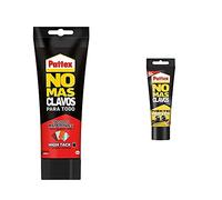Pattex No Mas Clavos Para Todo Hightack, Adhesivo De Montaje Resistente A Temperaturas Extremas + No Más Clavos Original Adhesivo De Montaje Resistente, Pegamento Extrafuerte Para Madera