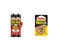 Pattex No Mas Clavos Para Todo HighTack, adhesivo de montaje resistente a temperaturas extremas + No Más Clavos Cinta, cinta adhesiva para aplicaciones permanentes, cinta de doble cara extrafuerte