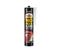 Pattex Adhesivo No Más Clavos HighTack - Resistente a temperaturas extremas, blanco 446 g