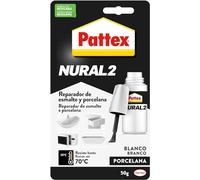 Pattex Reparador de esmalte y porcelana Nural 2 – Esmalte permanente blanco, 50 g