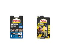 Pattex Nural 25 Pegamento extra fuerte auto, adhesivo resistente + Repair Extreme, pegamento multiusos que no contrae, pegamento resistente a las vibraciones