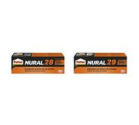 Pattex Nural 28, Sustituto Universal De Juntas, Naranja, 75 Ml + Nural 29, Sellador De Tubos De Escape, Uniones, Grietas O Fisuras, 80 Gr
