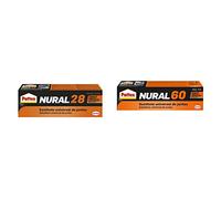 Pattex Nural 28, sustituto universal de juntas, naranja, 75 ml + Nural 60 Sustituto universal de juntas, sellador para automoción e industria