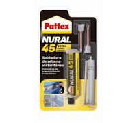 Pattex Nural 45 Adhesivo universal bicomponente con poder de relleno, Pattex soldadura de relleno instantáneo, adhesivo de montaje para unión fuerte en jeringa, 1 x 11 g