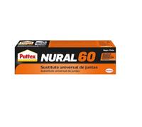 Pattex Sustituto universal de juntas Nural 60 Negro — Estuche 40 ml