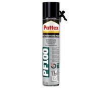 Pattex PF100 Espuma de poliuretano universal manual, espuma de aplicación universal que rellena, sella, fija y aísla, aplicación manual con cánula espumadora, 750 ml