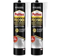 Pattex PL Premium Pegamento adhesivo de montaje resistente al agua, blanco,1 cartucho x 460 g (Paquete de 2)