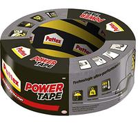 Pattex Power Tape, cinta adhesiva gris de 30 m, extra fuerte para cargas pesadas, cinta adhesiva para todo soporte, rollo adhesivo impermeable