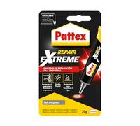Pattex Repair Extreme Adhesivo Extra Fuerte de Reparación, Gel, Tubo, 8 g | Resistente a Vibraciones, Golpes, Agua y Temperaturas de -40 a 120 °C, Flexible, Interior/Exterior, Rellena Huecos de ≤ 5 mm