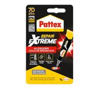 Pattex Repair Extreme, adhesivo multiuso flexible y sin contracción, adhesivo de reparación resistente a la temperatura, fuerte adhesivo para el interior y el exterior, 1x tubo de 8 g