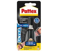 Pattex Ultra Gel Matic - Pegamento instantáneo (3 g, dosificador de punta fina, 2 unidades)