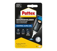Pattex Pegamento instantáneo Ultra Gel Matic 3 g – potente, flexible y resistente a golpes y al agua