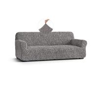 PAULATO - Funda Sofá (Cubresofá) 3 Plazas Elástica de Algodón, Bielástica Antiarañazos, Lavable en Lavadora, Certificado Oeko-Tex