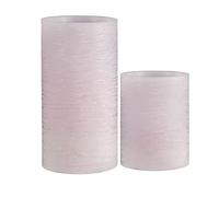 Pauleen 48116 vela LED Cosy Lilac Candle con función de temporizador de 6 horas, set de 2 velas de cera con pila