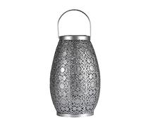 Pauleen 48295 Farol LED Sunshine Temptation 27,5cm, Plateado, IP44, luminaria Solar, 0.025 W