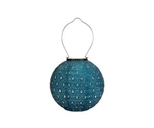 Pauleen 48304 Farol LED Sunshine Charm, Azul Oscuro, IP44, luminaria Solar, 0.03 W