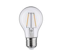 Pauleen Bombilla LED con filamento, E27, 3 W, transparente, 2.700 K EC:EPREL:460852