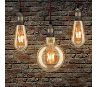 Pauleen bombilla LED con filamento G125 E27 2,7 W oro 1.700K