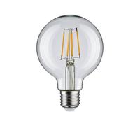 Pauleen Bombilla LED con filamento G80 E27 4,8 W transparente 2.700 K EC:EPREL:981868