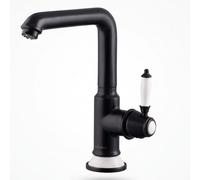PaulGurkes Grifo de baño Retro Negro de Baja Presión