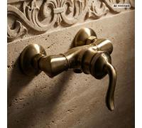 PaulGurkes Grifo de Ducha de Bronce de Latón Retro Nostálgico