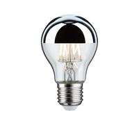 Paulmann 28670 lámpara LED filamento agl 6, 5. vatios bombilla cúpula espejo plata 2700 k blanco cálido e27.