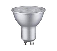 Paulmann 28756 Lámpara LED reflector 7 W, regulable, fuente de luz, cromo mate, luz eficiente, blanco neutro 4000 K GU10