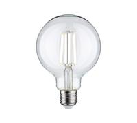 Paulmann 28779 Lámpara LED filamento G95 Dim to warm Globe 7 W regulable, fuente de luz, claro, dorado hasta blanco cálido 1800-3000 K E27