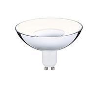 Paulmann 28792 Lámpara LED reflector, 3 Step Dim, 4,9 W, regulable, bombilla de bajo consumo, plateada, iluminación blanca, lámpara 3000 K GU10