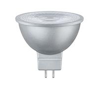 Paulmann 28980 Reflector LED estándar 12V GU5,3 12V 6W 450lm 50mm cromo plástico 2700K - blanco cálido, fuente de luz